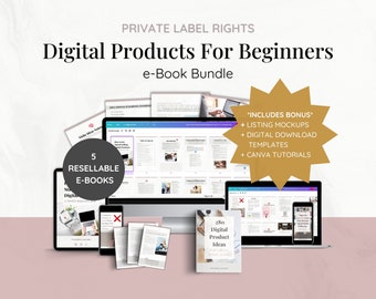 PLR Digital Products Bundle | Done For You PLR eBook Bundle | Canva Templates | Private Label Rights | DFY | Earn Passive Income