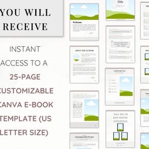 PLR Canva eBook Template | eBook Template For Resell | Earn Passive Income | Resellable eBook Template | Done For You Digital Product | PLR image 2