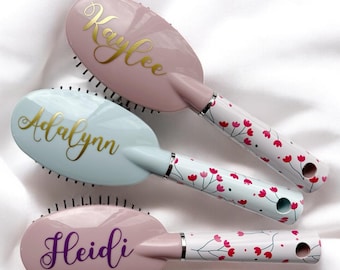 Personalized Party Favors • Personalized Hair Brush • Hairbrush for Girls • Teenage Girl Gifts • Girls Birthday Party Favors • Teen Girl Gif