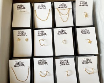 Christmas Advent Calendar for Girl • Jewelry Advent Calendar • Christmas Gifts for Teenager Girl • 12 Gifts • Teen Girl Christmas Gift