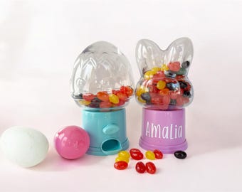 Cadeau de Pâques pour les enfants • Distributeur de bonbons personnalisé • Distributeur de bonbons personnalisé • Gâteries de Pâques personnalisées • Bonbons de Pâques • Boîte prénom pour enfants