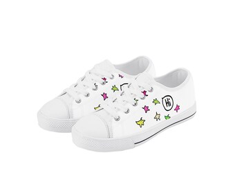 Heartstopper shoes, Converse, Kid's Low Top Canvas Shoes. Bookish Inspired Converse High Top, Nick and Charlie Converse, Heartstopper Leaves