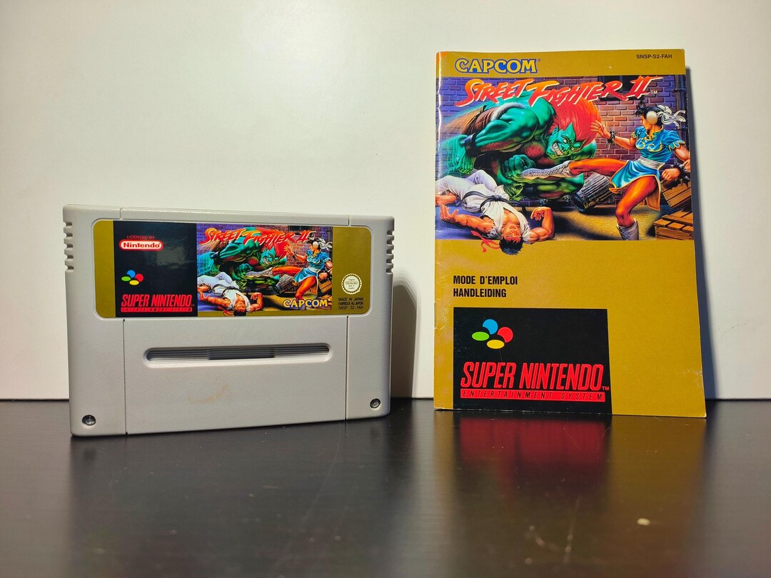 Super Nintendo SNES - Street Fighter II PAL (cartridge + Instruction ...