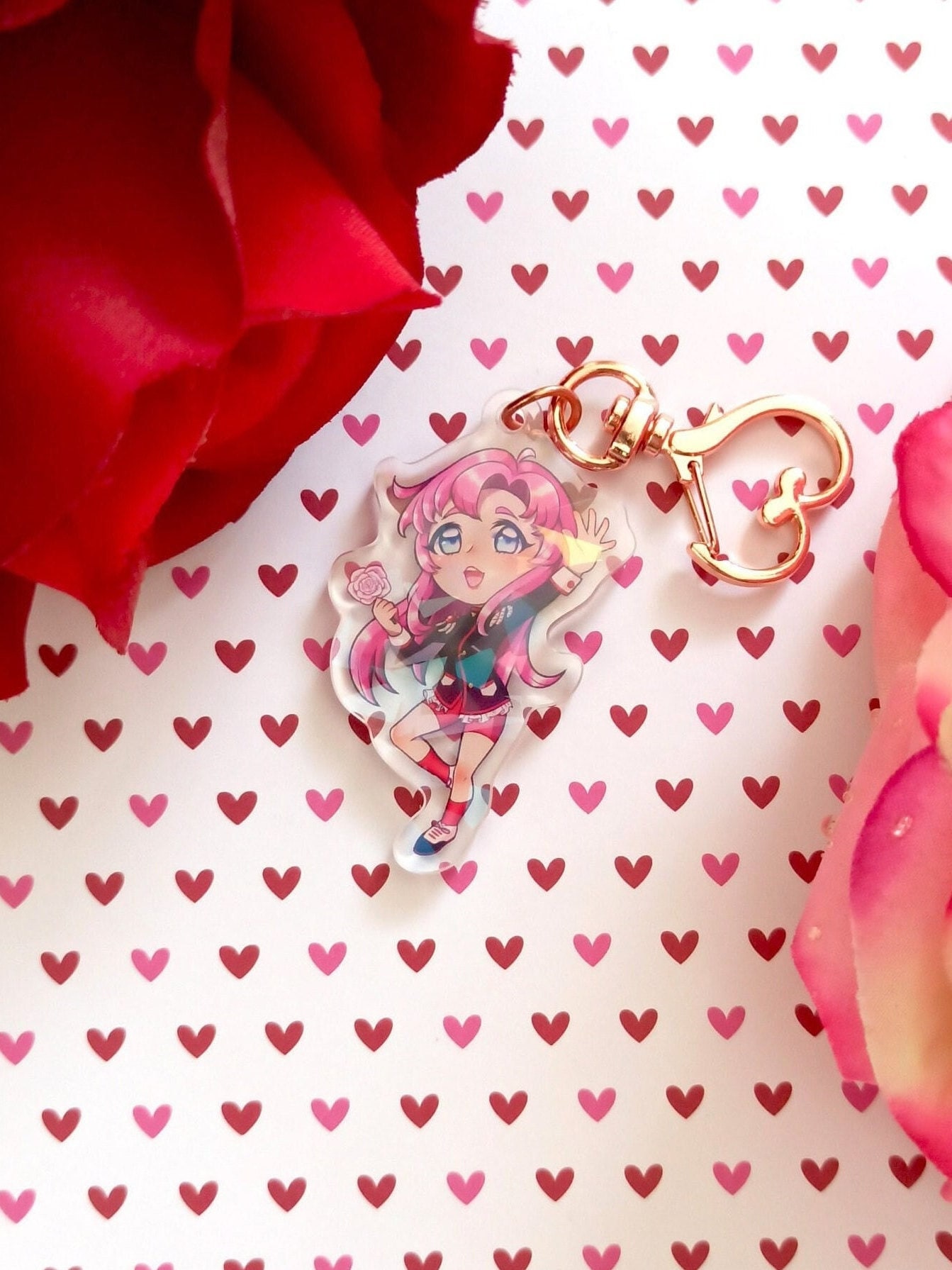 Utena Tenjou Holographic Acrylic Charm Revolutionary Girl Utena Cute