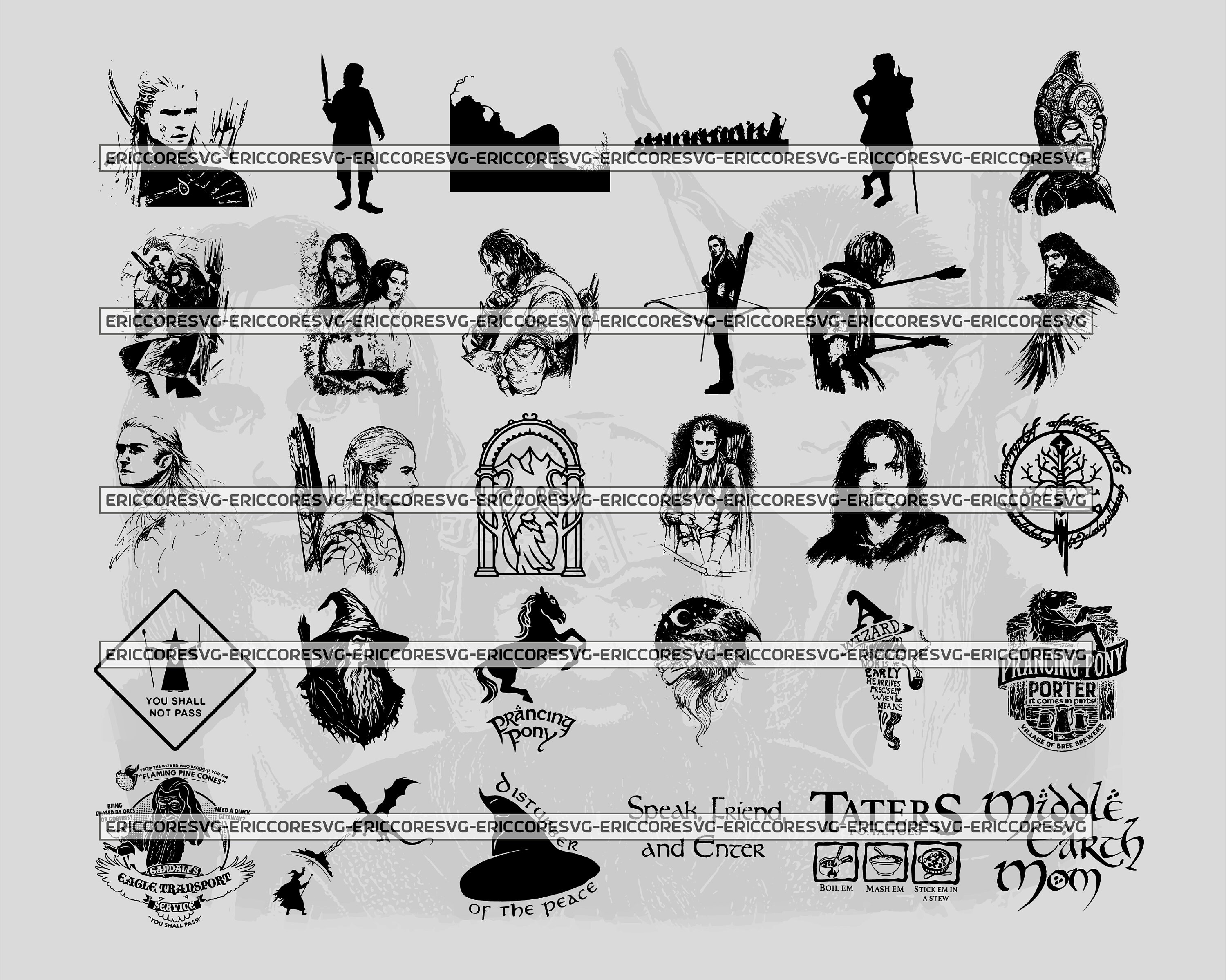 Lord of the Rings Work Art, LOTR Art Map, the Lord of the Rings Map