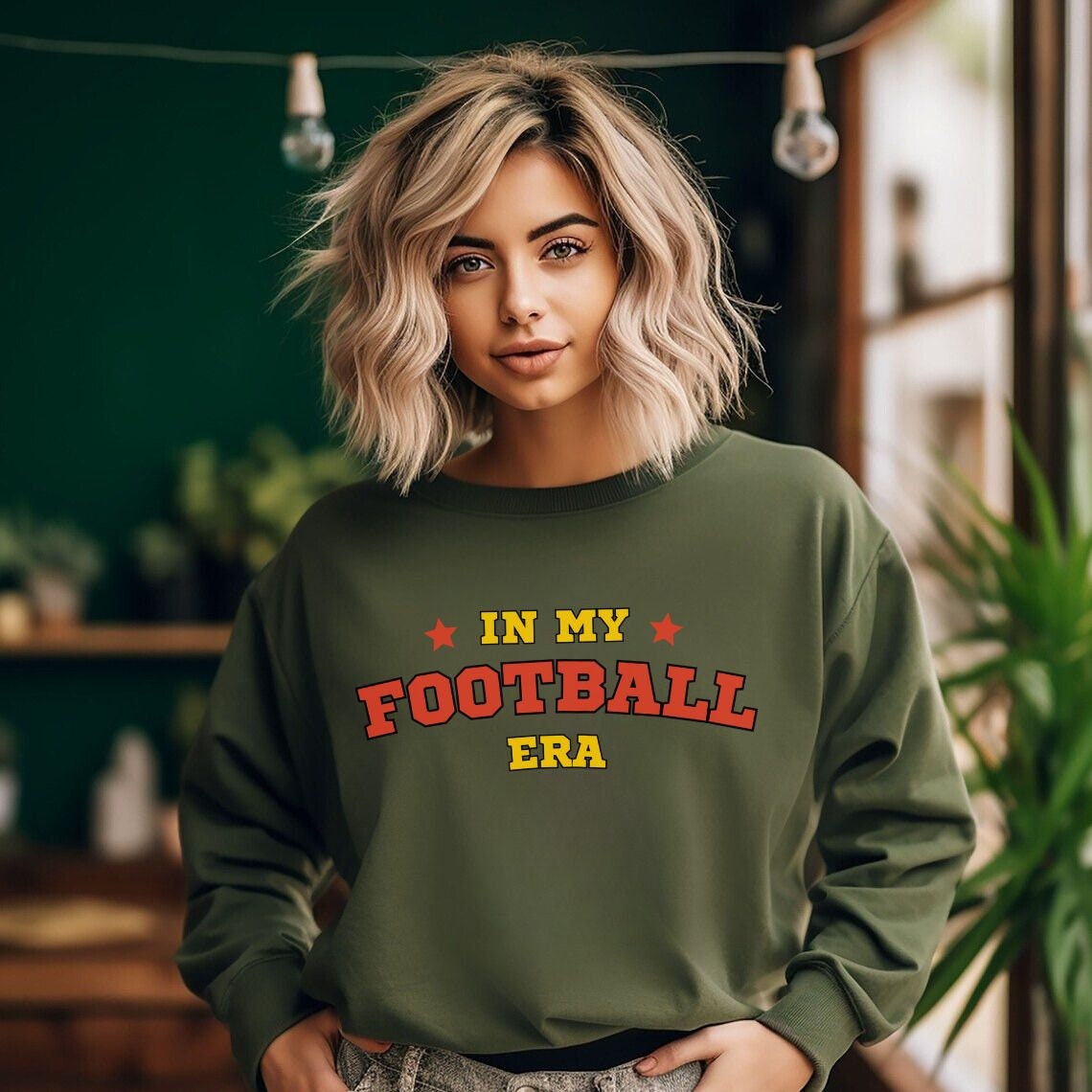 Vintage varsity football sweatshirt 💕