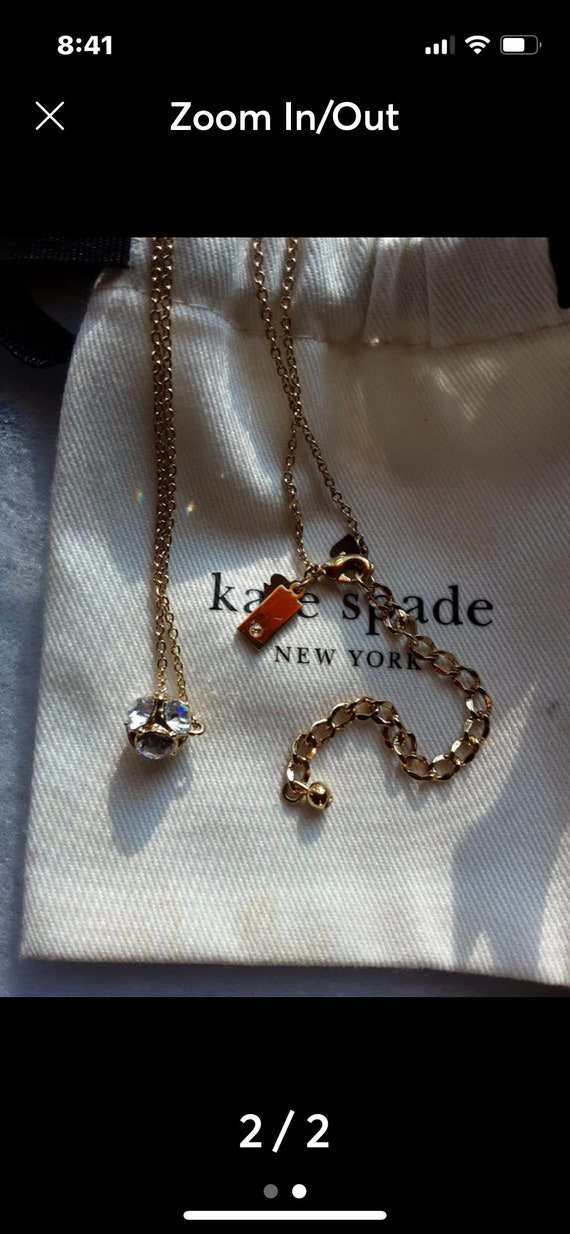 Kate spade shop ball necklace