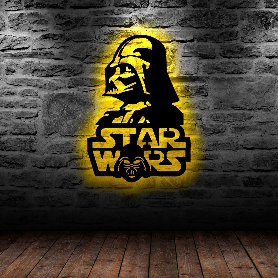 Star Wars RGB Wall Decor, Star Wars, Wall Decor, RGB Wall Decor Etsy