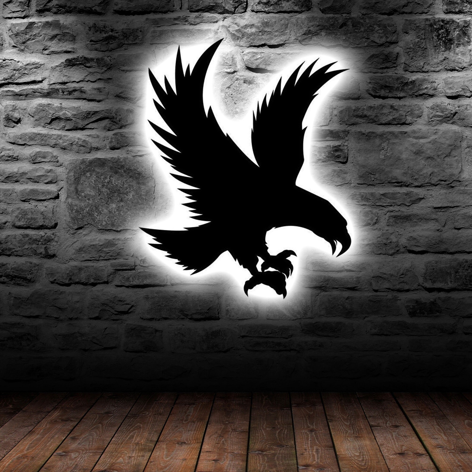 Large Eagle Wall Art, Wall Decor, Living Room Wall Art, Wall Hanging