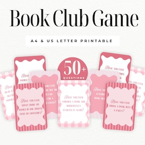 Have You Ever druckbare Karten für Buchclubs, lustiges Eisbrecher-Spiel für Bücherwurm, Buchclub-Ideen, druckbares Spiel, Lesergeständnis