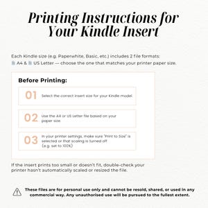 Coquette Kindle Insert for Clear Case | Romantic Printable for Bookish ...