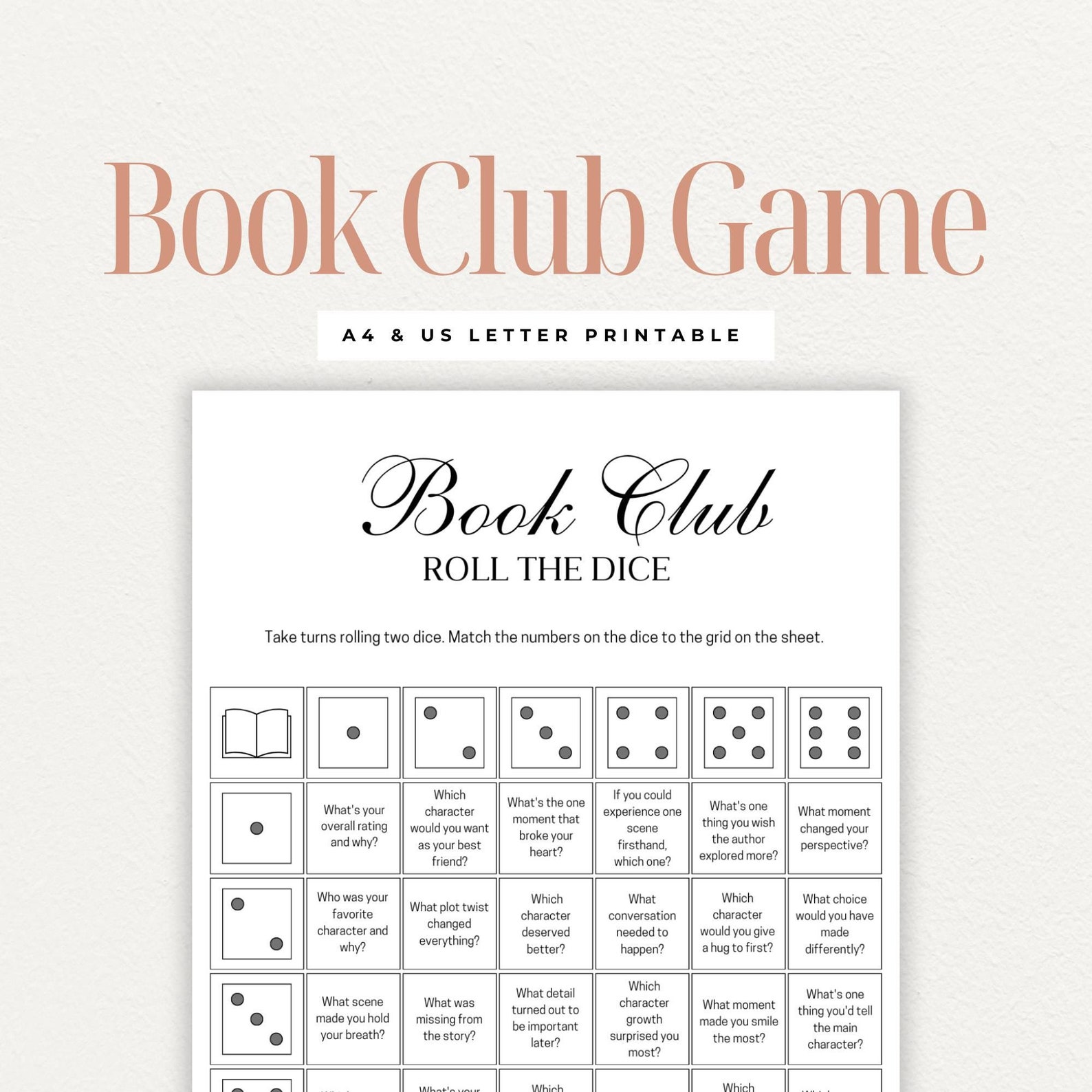 Editable Book Club Discussion Questions Printable, Book Club Cards ...