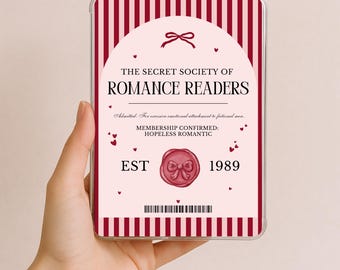 Inserto romántico para Kindle, decoración bonita para e-reader, funda imprimible para Kindle, regalo literario para lectores, accesorios para Kindle, funda transparente para Paperwhite