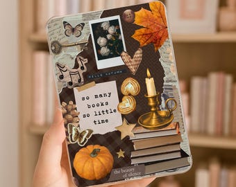Vintage Autumn Kindle Insert | Dark Academia | Book Lover Gift | Kindle Paperwhite Insert | Digital Download