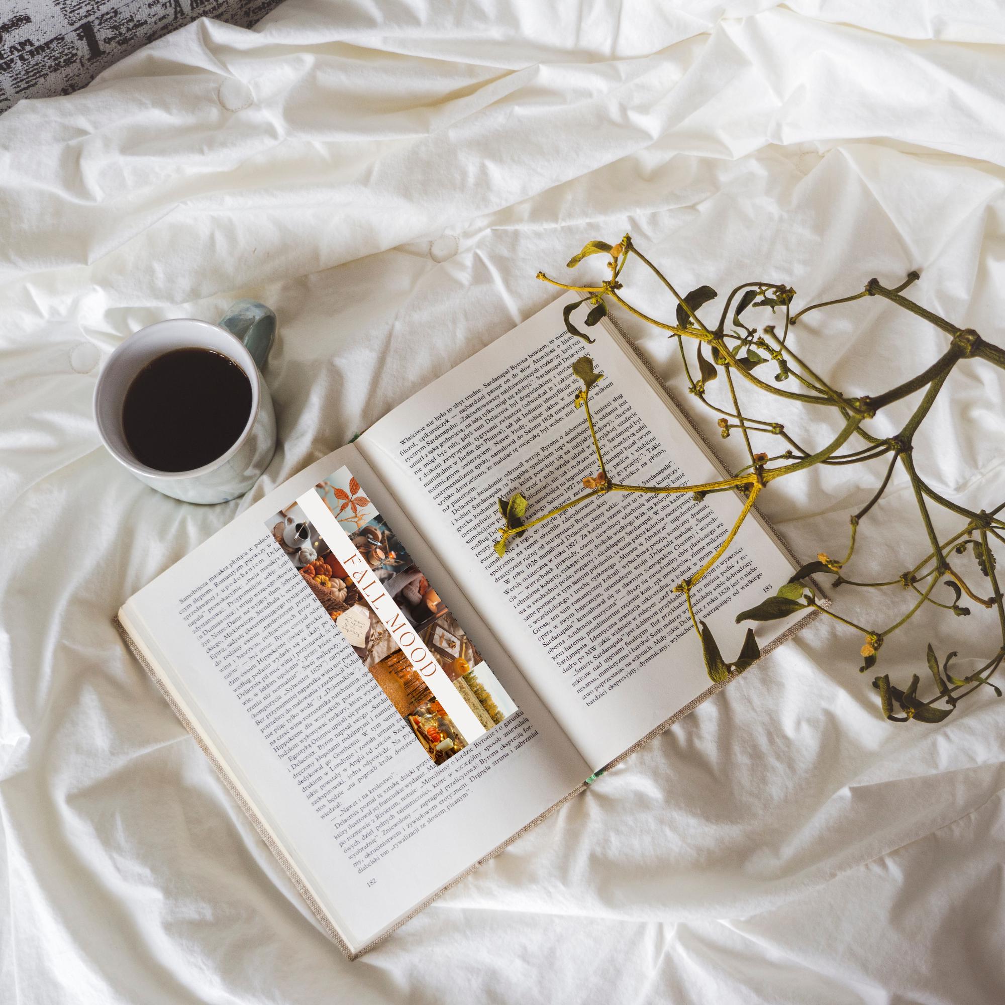 Set of 8 Fall Printable Bookmarks | Digital Download | Book Lovers ...