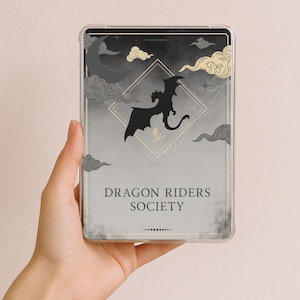 Printable Dragon Rider Kindle Insert, Fantasy Kindle Decor, Romantasy Kindle Paperwhite Background,  Aesthetic Bookish Decor, Reader Gift