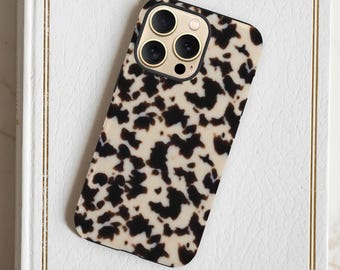 Blonde schildpad MagSafe iPhone-hoesje, neutraal schildpad telefoonhoesje, minimaal esthetische iPhone-cover, iPhone 17-beschermend telefoonhoesje