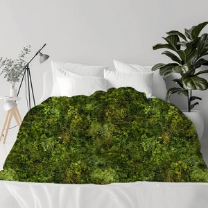 Faux Moss Blanket: Cottagecore Forest Throw - Etsy