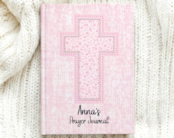 Personalized prayer journal for women, Custom faith journal with name, Christian Journal Gift, Bible Study Notebook, Teen Girl Gift