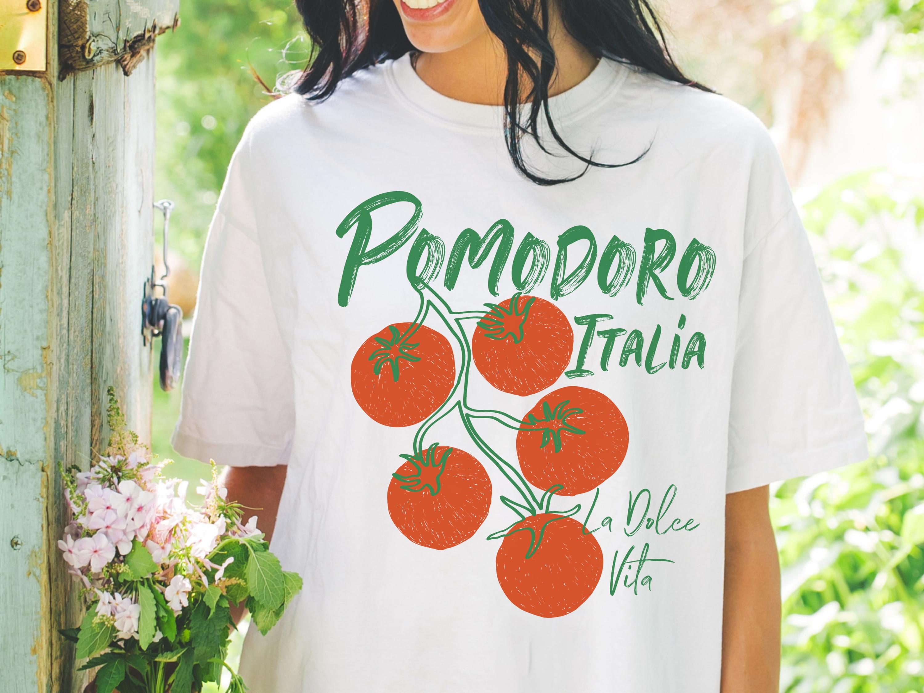 Tomato Shirt Comfort Colors T-shirt Italian Farmers Market Tee