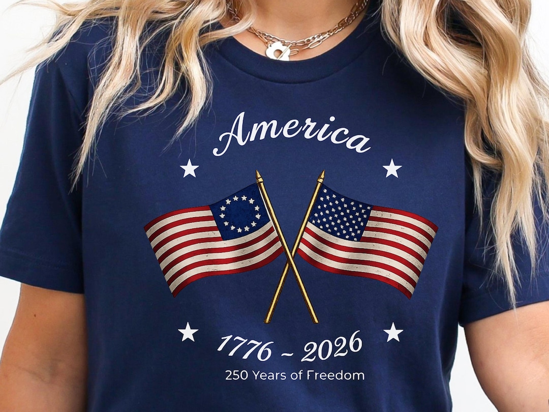 Made in America Shirt, Patriotic USA Flag Tee, America 250th Anniversary T Shirt, 4th of J