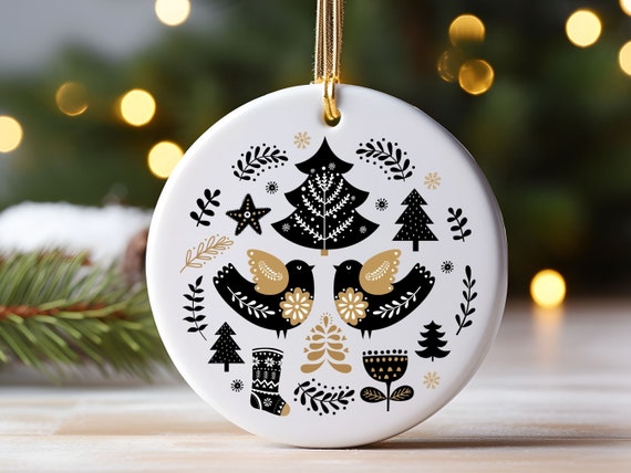 スカンジナビアのクリスマスオーナメント、フォークアート