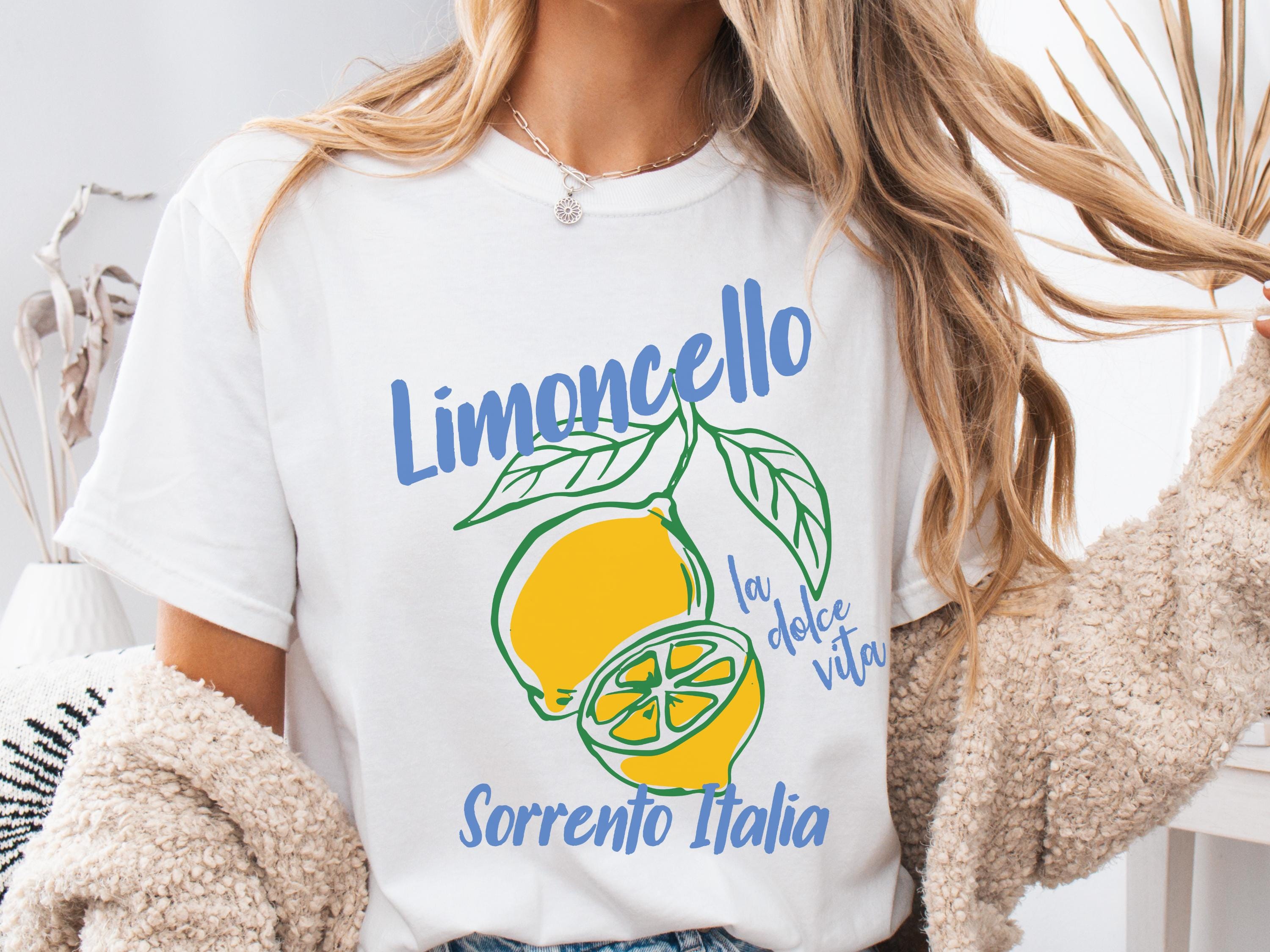 Limoncello Shirt Comfort Colors Tshirt Gift for Her Summer Fruit T
