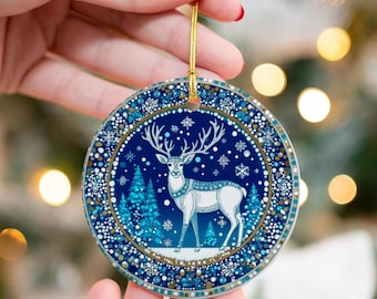 Scandinavian Christmas Ornament Nordic Christmas Decor, Holiday Gift, Tree Ornament, Winter Decor Hygge Swedish Christmas Ornament Exchange