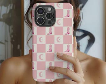 Cosmic Cowgirl Phone Case, Pink Cowgirl Phone Case, Cute Cowgirl Cell Phone Case iPhone 15 more, Google Pixel, Samsung Western Phone Cases