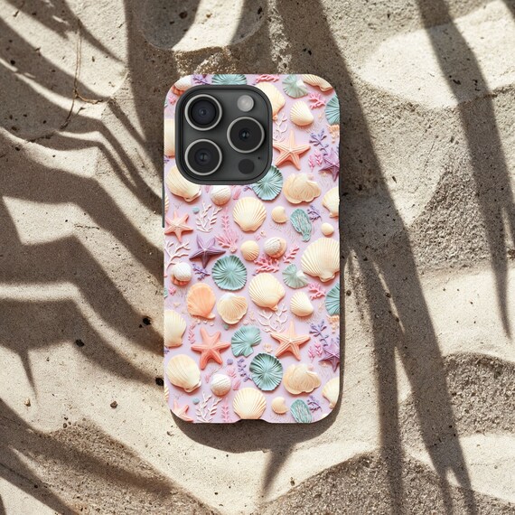 Seashells Phone Case, Faux 3D Pastel Seashell Tough Phone Case, Pretty Summer Beach Cell Phone Case, Iphone, Samsung, Pixel Phone Case - Etsy Israel Seashells Phone Case, Faux 3D Pastel Seashell Tough Phone Case, Pretty Summer Beach Cell Phone Case, Iphone, Samsung, Pixel Phone Case - Etsy Israel