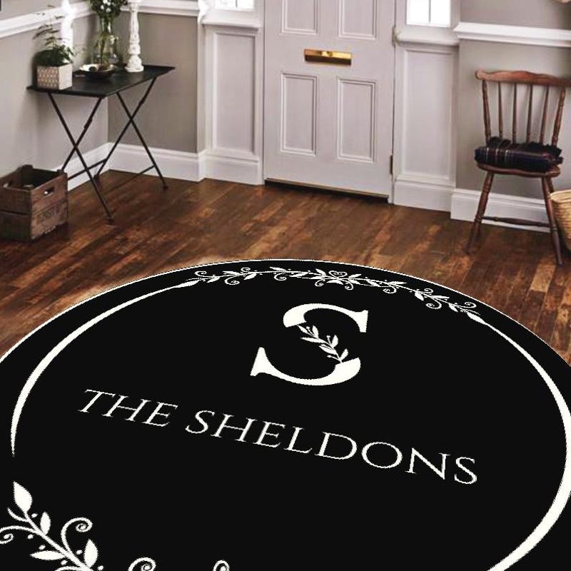 Custom Round Rug - Etsy