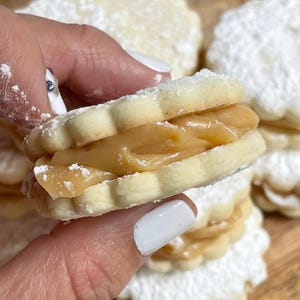 20 Peruvian Alfajores – Dulce de Leche Cookies with Homemade Manjar de Olla – Gift Box – Traditional Latin Sweets – Handmade