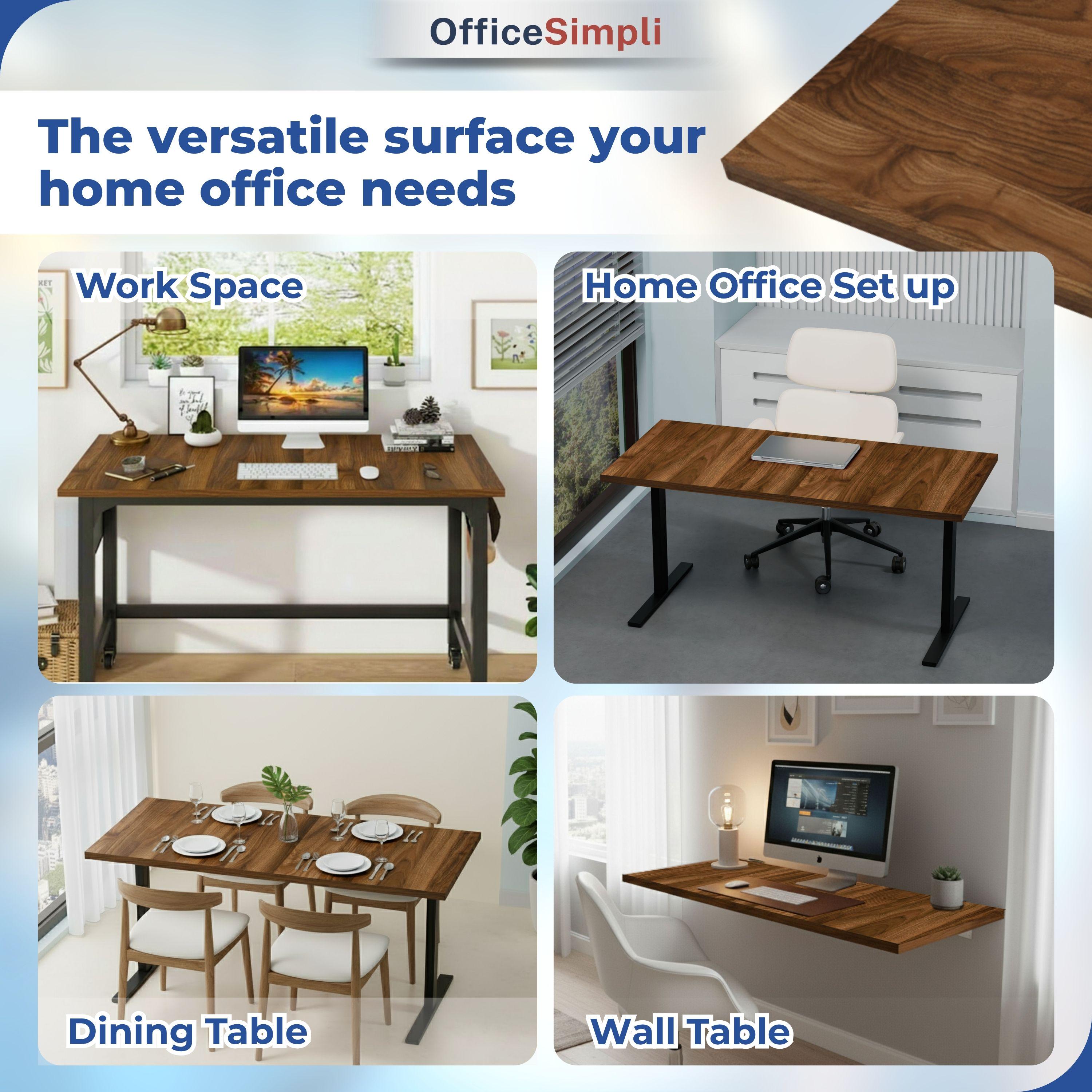 Officesimpli Desk Table Top 48x30, 60x24 I and 60x30 Inch – Made in USA ...