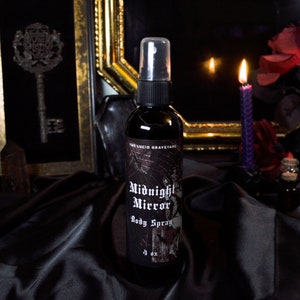 Midnight Mirror Body Spray Goth Fragrance Room Spray Spooky Halloween ...