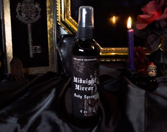 Midnight Mirror Body Spray | Goth Fragrance | Room Spray | Spooky | Halloween | Gothic | Alternative