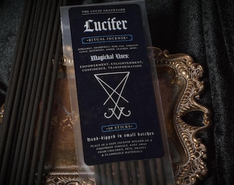 Lucifer Incense | Deity | Morning Star | Empowerment | Confidence | Transformation | Witchcraft | Devotional