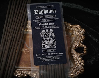 Baphomet Incense | Occult | Witchcraft | Ritual Incense | Goth Witch