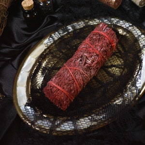 Dragon's Blood Sage Smoke Bundle Mountain Sage Protection Energy Cleansing Ritual Witchcraft Witchcraft Supplies image 3