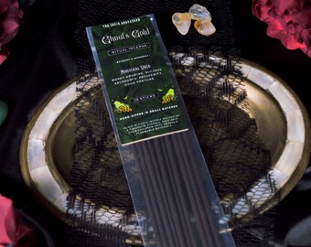 Ghoul's Gold Incense | Money Drawing | Witchcraft | Prosperity | Abundance | Ritual Incense | Money Magick | Manifestation | Goth Witch