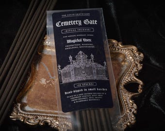 Cemetery Gate Incense | Protection | Witchcraft | Shielding | Warding | Ritual Incense | Boundaries | Goth Witch