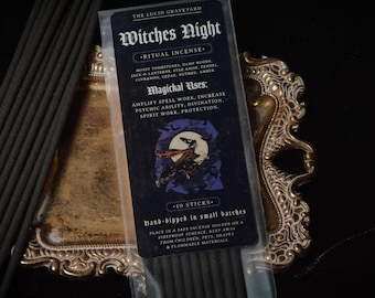 Witches Night Incense | Samhain | Halloween | Sabbat | Witchcraft | Graveyard | Protection | Spell Work | Psychic Abilities | Spirit Work