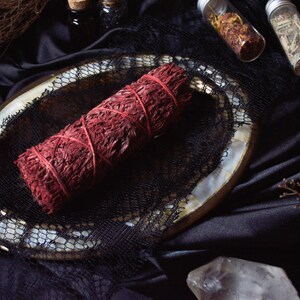 Dragon's Blood Sage Smoke Bundle Mountain Sage Protection Energy Cleansing Ritual Witchcraft Witchcraft Supplies image 2