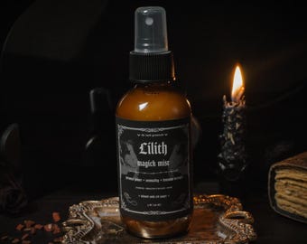 Lilith Magick Mist | Dark Goddess | Witchcraft | Dark Feminine | Personal Power | Ritual Spray | Sensuality | Goth Witch | Witchy