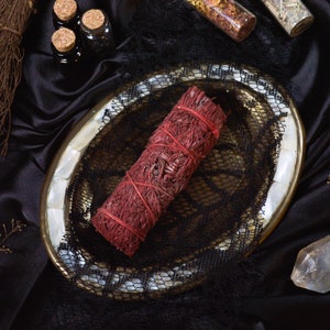 Dragon's Blood Sage Smoke Bundle Mountain Sage Protection Energy Cleansing Ritual Witchcraft Witchcraft Supplies image 1