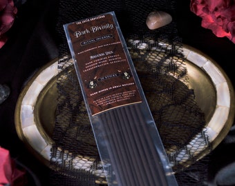 Dark Divinity Incense | Dark Goddess | Witchcraft | Shadow Work | Dark Feminine | Ritual Incense | Rebirth | Hekate | Lilith | Goth Witch