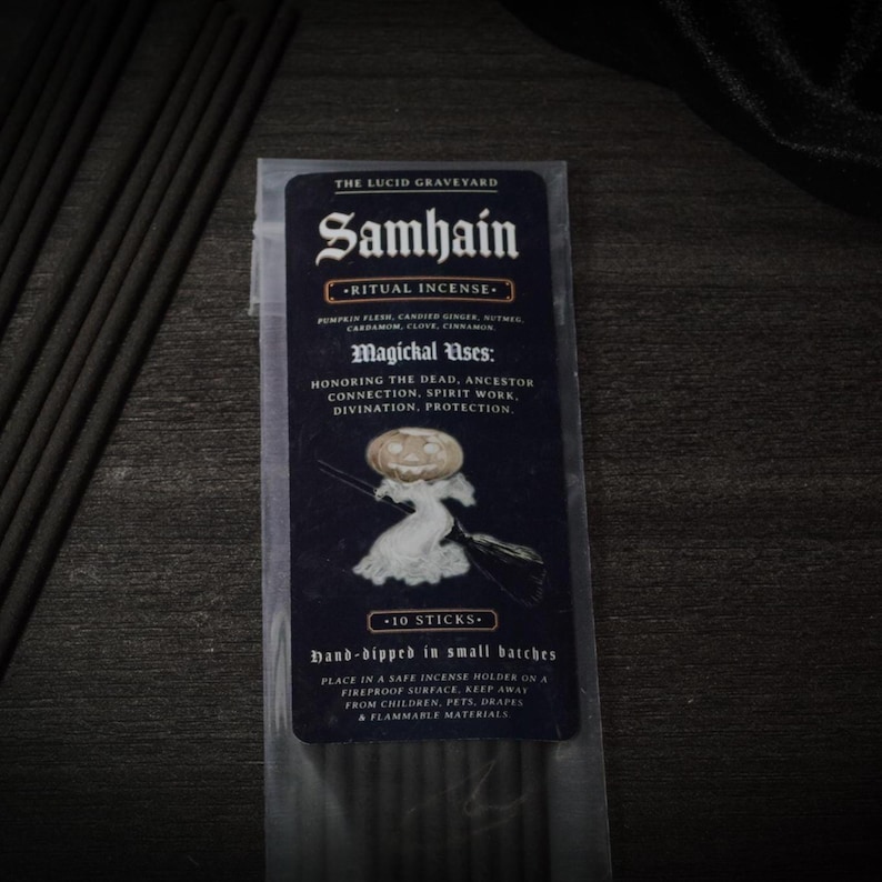 Samhain Incense | Halloween | Sabbat | Witchcraft | Spirit Communication | Ancestor Work | Honor the Dead | Protection | All Hallows Eve bild 3