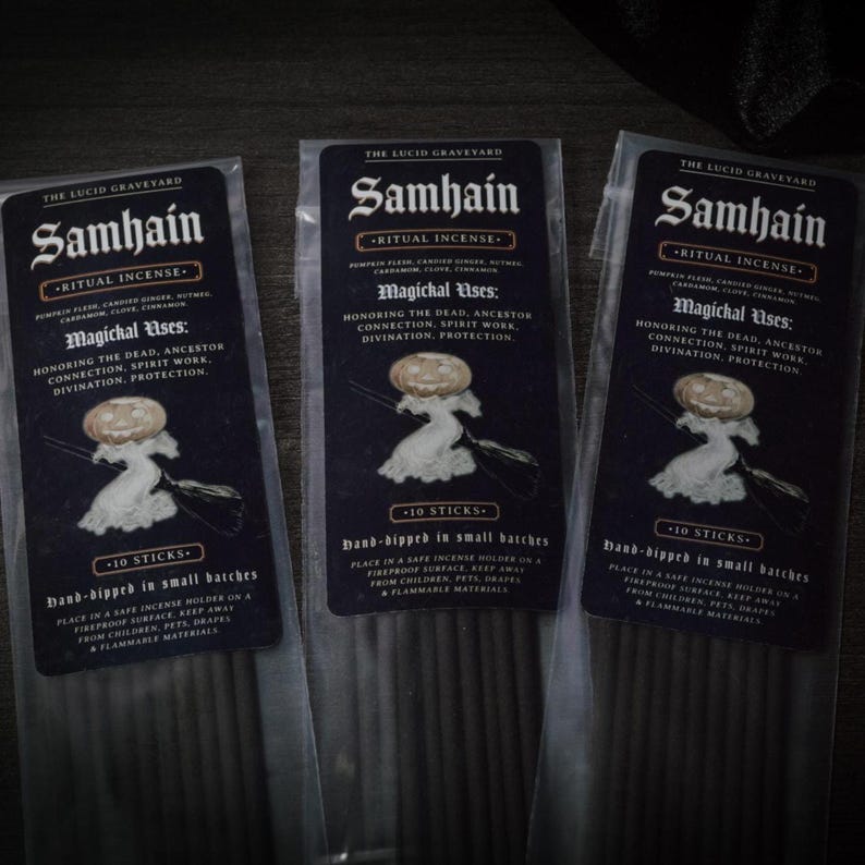 Samhain Incense | Halloween | Sabbat | Witchcraft | Spirit Communication | Ancestor Work | Honor the Dead | Protection | All Hallows Eve bild 4