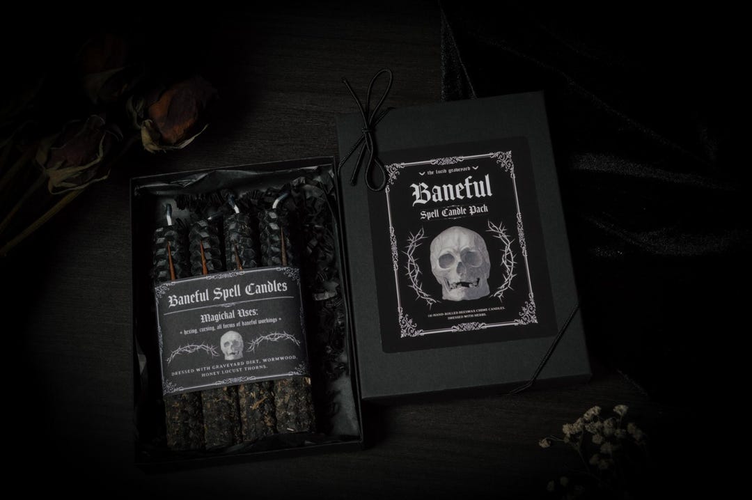 Baneful Spell Chime Candle Pack | Hexing | Cursing | Baneful Magick ...