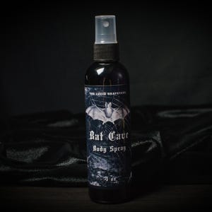 Bat Cave Body Spray | Goth Fragrance | Room Spray | Spooky | Halloween | Gothic | Alternative | Weird | Creepy Fragrance