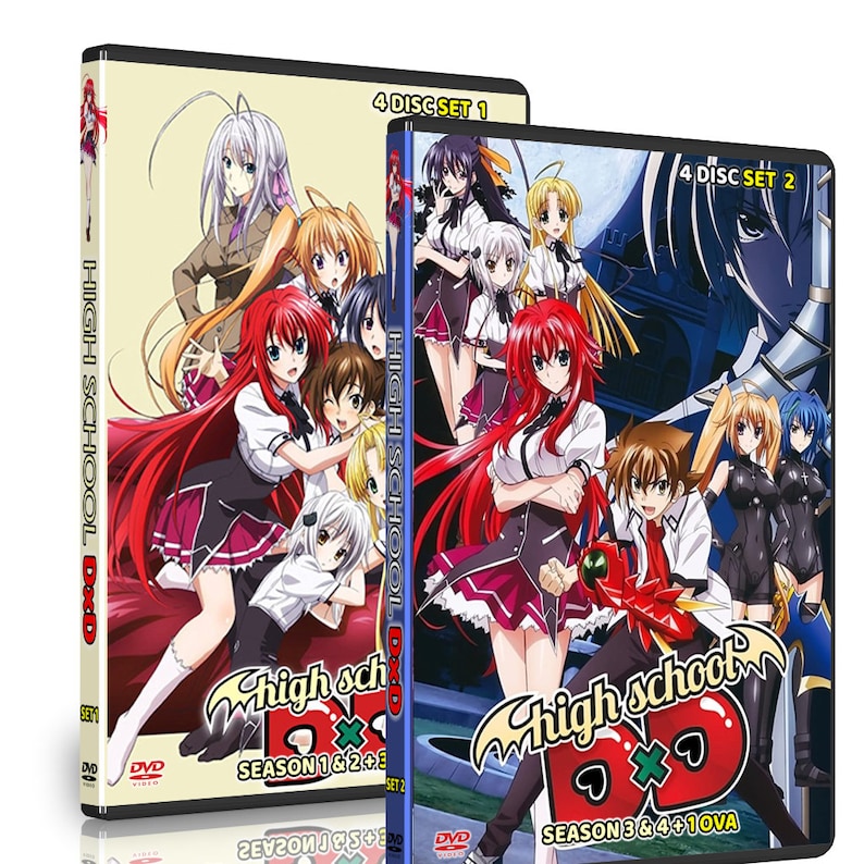 Anime DVD High School DXD Season 1-4 Vol 1-49 End 4 Ova - Etsy